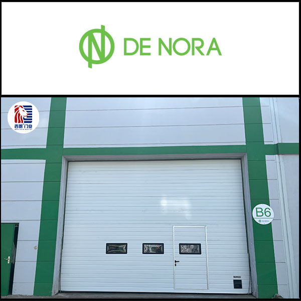 迪诺拉电极仓库安装抗风提升门