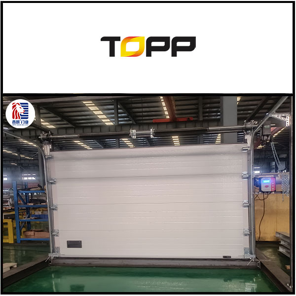 唐山通宝停车设备有限公司车间安装提升门