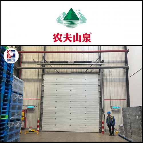 农夫山泉车间安装提升门