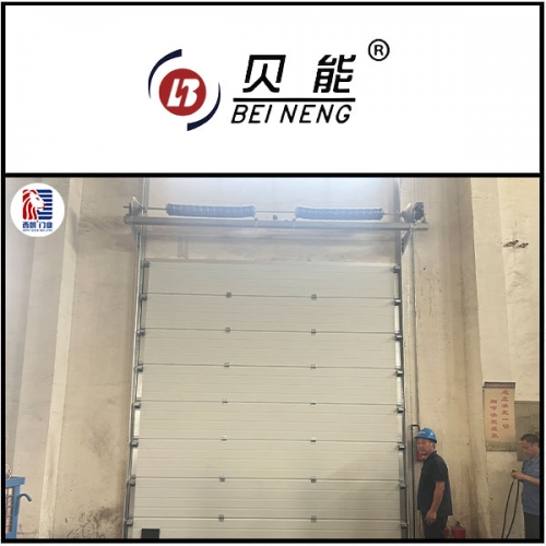 江苏利得尔电机有限公司仓库安装防盗提升门