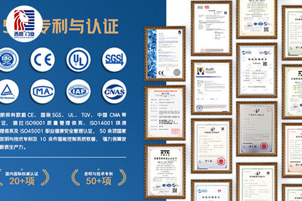 西朗门业多项专利