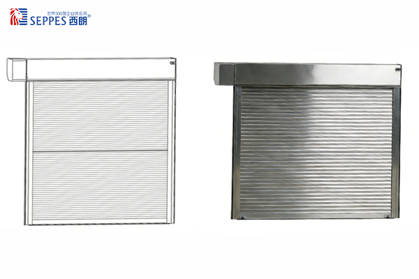 一种抗风式快速卷帘门设计图 一种抗风式快速卷帘门设计图